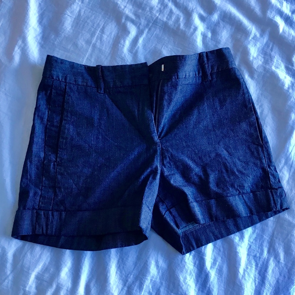 SOLD Zara blue denim shorts